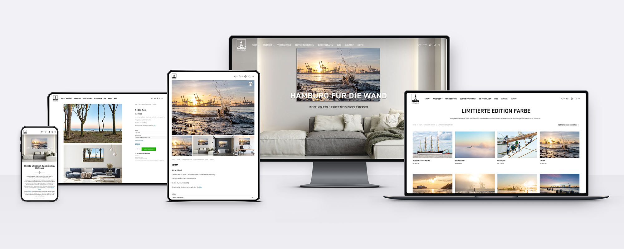 Online Shop Webdesign Webseite Hamburg